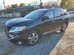 Salvage cars for sale at Marlboro, NY auction: 2015 Nissan Pathfinder S