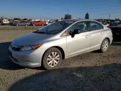 Salvage cars for sale at Eugene, OR auction: 2012 Honda Civic LX