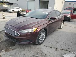 Salvage cars for sale at New Orleans, LA auction: 2017 Ford Fusion SE