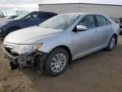 Salvage cars for sale from Copart Rocky View County, AB: 2012 Toyota Camry Base