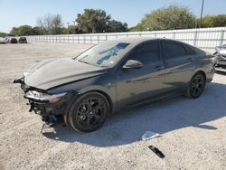 Salvage cars for sale at San Antonio, TX auction: 2024 Hyundai Elantra N Line