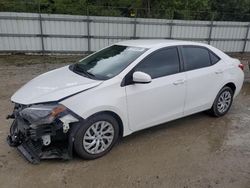 Toyota Vehiculos salvage en venta: 2017 Toyota Corolla L