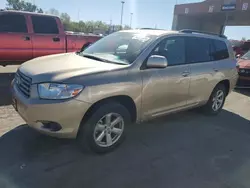 Salvage cars for sale at Fort Wayne, IN auction: 2008 Toyota Highlander