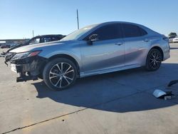 Salvage cars for sale at Grand Prairie, TX auction: 2022 Toyota Camry SE