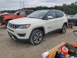 Jeep salvage cars for sale: 2018 Jeep Compass Limited