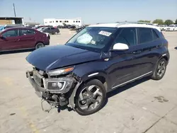 Hyundai Venue salvage cars for sale: 2022 Hyundai Venue SEL