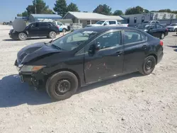 Salvage cars for sale at Prairie Grove, AR auction: 2012 Honda Civic LX