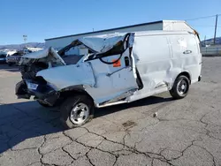 Salvage trucks for sale at Farr West, UT auction: 2015 Chevrolet Express G2500