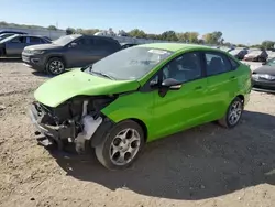 Salvage cars for sale at Kansas City, KS auction: 2011 Ford Fiesta SEL