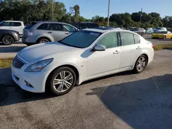 Flood-damaged cars for sale at auction: 2015 Infiniti Q40