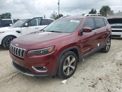 Jeep salvage cars for sale: 2020 Jeep Cherokee Limited