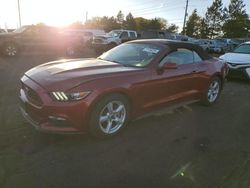 Vehiculos salvage en venta de Copart Denver, CO: 2015 Ford Mustang