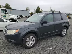 Salvage cars for sale at Portland, OR auction: 2010 Subaru Forester 2.5X