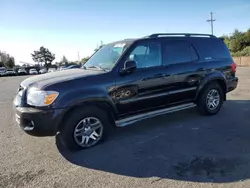 Salvage cars for sale at San Martin, CA auction: 2005 Toyota Sequoia Limited