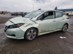 Nissan salvage cars for sale: 2018 Nissan Leaf S