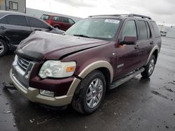 Ford Explorer salvage cars for sale: 2008 Ford Explorer Eddie Bauer