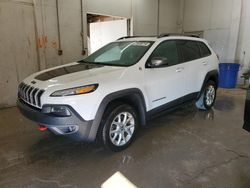 Salvage cars for sale at Madisonville, TN auction: 2015 Jeep Cherokee Trailhawk