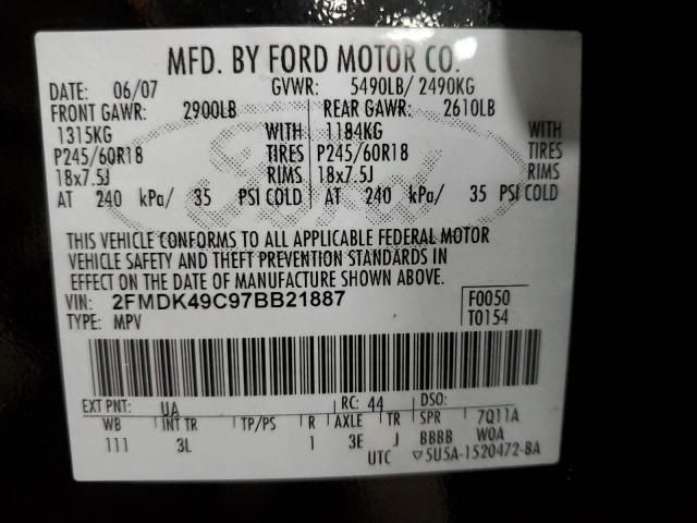 2007 Ford Edge SEL Plus