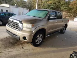 Salvage trucks for sale at Hueytown, AL auction: 2007 Toyota Tundra Crewmax Limited