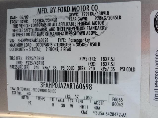 2010 Ford Fusion SEL