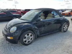 Salvage cars for sale from Copart Arcadia, FL: 2003 Volkswagen New Beetle GLS