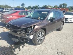 Salvage cars for sale at Bridgeton, MO auction: 2019 Subaru Outback 2.5I Limited