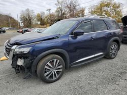 Nissan salvage cars for sale: 2022 Nissan Pathfinder Platinum