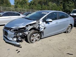 Chevrolet salvage cars for sale: 2018 Chevrolet Cruze LS