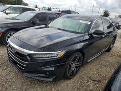 Honda salvage cars for sale: 2022 Honda Accord Touring Hybrid