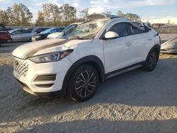 Salvage cars for sale at China Grove, NC auction: 2021 Hyundai Tucson Limited