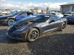 Salvage cars for sale at Eugene, OR auction: 2014 Chevrolet Corvette Stingray 2LT