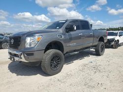 Salvage cars for sale from Copart Houston, TX: 2021 Nissan Titan XD SV