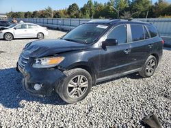 Salvage cars for sale at Memphis, TN auction: 2012 Hyundai Santa FE Limited