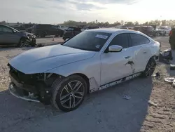 Salvage cars for sale at Houston, TX auction: 2024 BMW 430XI Gran Coupe