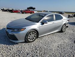 Salvage cars for sale at Taylor, TX auction: 2021 Toyota Camry LE