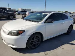 Salvage cars for sale at Grand Prairie, TX auction: 2008 Scion TC