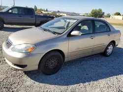 Salvage cars for sale at Mentone, CA auction: 2006 Toyota Corolla CE