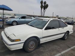 Salvage cars for sale at Van Nuys, CA auction: 1989 Honda Accord LXI