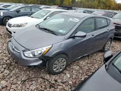 Salvage cars for sale at Central Square, NY auction: 2017 Hyundai Accent SE