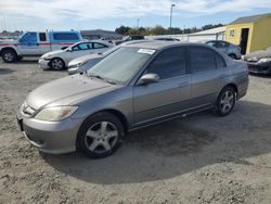 Salvage cars for sale at Sacramento, CA auction: 2005 Honda Civic EX