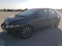 Salvage cars for sale at San Antonio, TX auction: 2009 Honda Civic EX