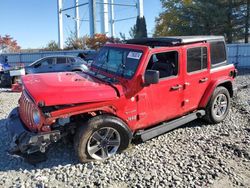 Salvage cars for sale at Windsor, NJ auction: 2018 Jeep Wrangler Unlimited Sahara