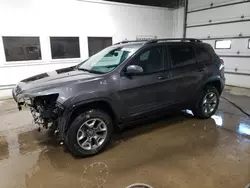 Jeep Cherokee salvage cars for sale: 2019 Jeep Cherokee Trailhawk