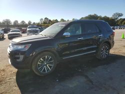 Salvage cars for sale from Copart Florence, MS: 2016 Ford Explorer Platinum