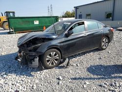 Salvage cars for sale at Barberton, OH auction: 2015 Honda Accord LX