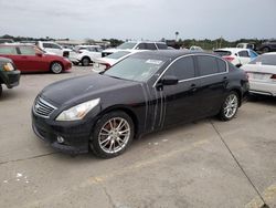 Carros salvage para piezas a la venta en subasta: 2012 Infiniti G37