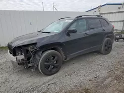 Salvage cars for sale at Albany, NY auction: 2018 Jeep Cherokee Latitude