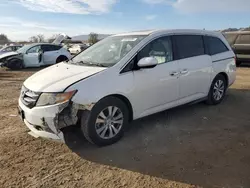 Salvage cars for sale at San Martin, CA auction: 2016 Honda Odyssey EXL