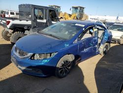 Salvage cars for sale at Brighton, CO auction: 2015 Honda Civic EX