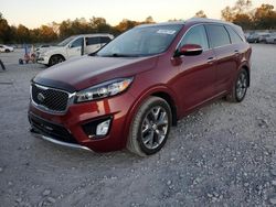 Salvage cars for sale at Madisonville, TN auction: 2016 KIA Sorento SX